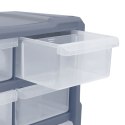 ORGANIZER Z 18 ŚREDNIMI SZUFLADKAMI, 38X16X47 CM