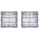 ORGANIZERY Z 12 SZUFLADKAMI 2 SZT 26,5X16X26CM
