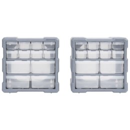 ORGANIZERY Z 12 SZUFLADKAMI 2 SZT 26,5X16X26CM