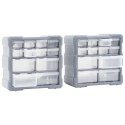 ORGANIZERY Z 12 SZUFLADKAMI 2 SZT 26,5X16X26CM