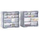 ORGANIZERY Z 12 SZUFLADKAMI 2 SZT 26,5X16X26CM