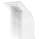 PANEL PRYSZNICOWY ALUMINIOWY BIAŁY 20X44X130CM