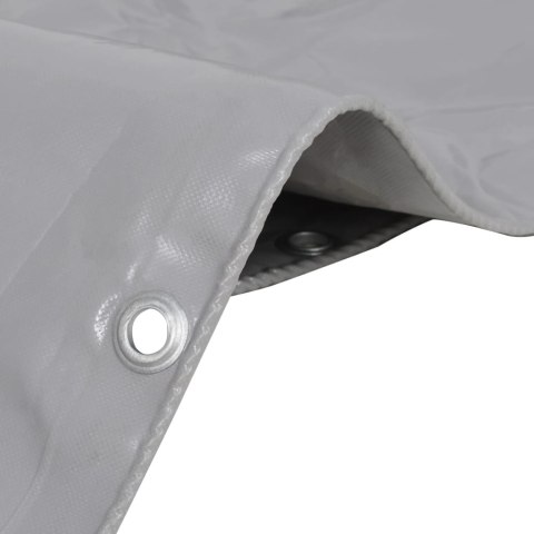 PLANDEKA PŁACHTA 650 G/M² 4X6M SZARA