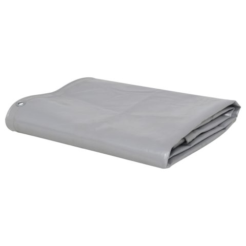 PLANDEKA PŁACHTA 650 G/M² 4X8M SZARA