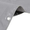 PLANDEKA PŁACHTA 650 G/M² 4X8M SZARA