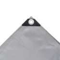 PLANDEKA PŁACHTA 650 G/M² 4X8M SZARA