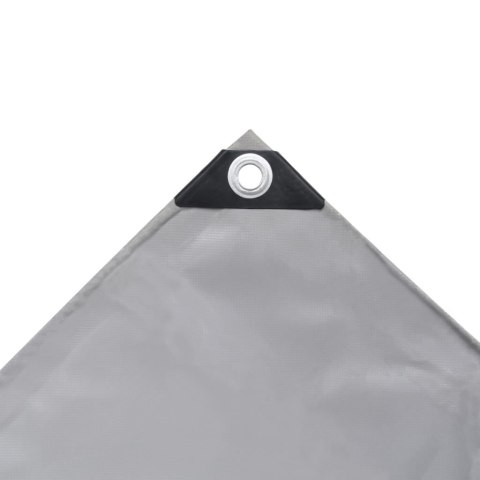 PLANDEKA PŁACHTA 650 G/M² 4X8M SZARA