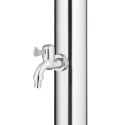 PRYSZNIC NA ZEWNĄTRZ KEMPINGOWY OGRODOWY TURYSTYCZNY 215CM STAL NIERDZEWNA