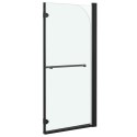 SKŁADANY PARAWAN NAWANNOWY 2 PANELE ESG 120X140CM CZARNY