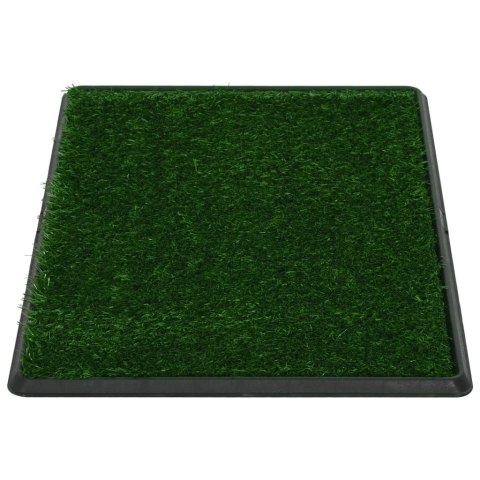 TOALETY DLA ZWIERZĄT Z TACĄ I SZTUCZNĄ TRAWĄ 2 SZT 76X51X3CM