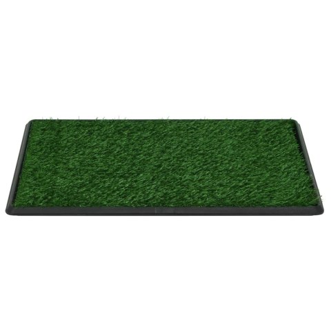 TOALETY DLA ZWIERZĄT Z TACĄ I SZTUCZNĄ TRAWĄ 2 SZT 76X51X3CM