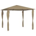 ALTANA Z POKRYCIEM SŁUPKÓW 3X3X2,6 M TAUPE 160 G/M²