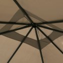 ALTANA Z POKRYCIEM SŁUPKÓW 3X3X2,6 M TAUPE 160 G/M²
