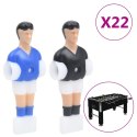 FIGURKI DO GRY W PIŁKARZYKI NA DRĄŻEK 12,7 MM 22 SZTUKI