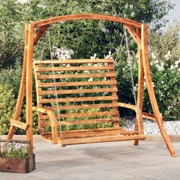 HUŚTAWKA LITE GIĘTE DREWNO W KOLORZE TEKU 126X63X92CM