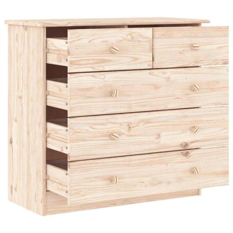 KOMODA ALTA 77X35X73CM DREWNO SOSNOWE
