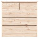 KOMODA ALTA 77X35X73CM DREWNO SOSNOWE