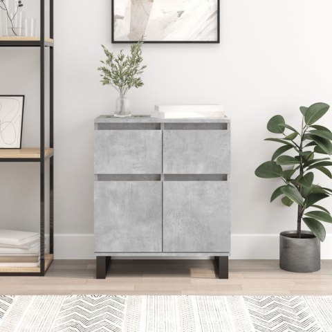 KOMODA SZAROŚĆ BETONU 60X35X70CM MATERIAŁ DREWNOPOCHODNY