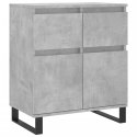 KOMODA SZAROŚĆ BETONU 60X35X70CM MATERIAŁ DREWNOPOCHODNY