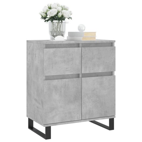 KOMODA SZAROŚĆ BETONU 60X35X70CM MATERIAŁ DREWNOPOCHODNY