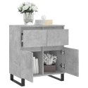 KOMODA SZAROŚĆ BETONU 60X35X70CM MATERIAŁ DREWNOPOCHODNY