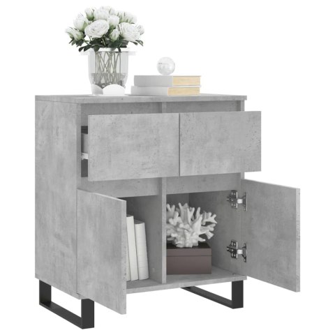 KOMODA SZAROŚĆ BETONU 60X35X70CM MATERIAŁ DREWNOPOCHODNY
