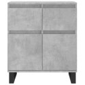 KOMODA SZAROŚĆ BETONU 60X35X70CM MATERIAŁ DREWNOPOCHODNY