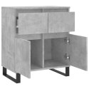 KOMODA SZAROŚĆ BETONU 60X35X70CM MATERIAŁ DREWNOPOCHODNY