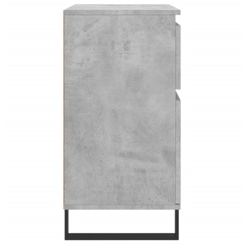 KOMODA SZAROŚĆ BETONU 60X35X70CM MATERIAŁ DREWNOPOCHODNY
