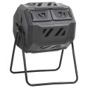 KOMPOSTOWNIK DO OGRODU CZARNY 73X64X95CM 160 L