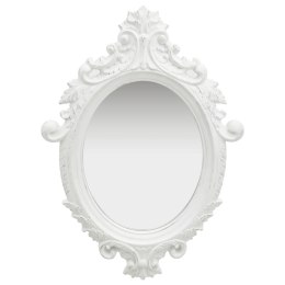 LUSTRO ŚCIENNE W OZDOBNEJ RAMIE 56X76CM BIAŁE
