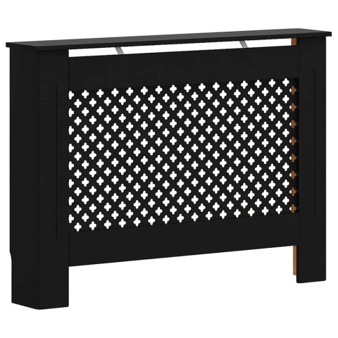 OSŁONA NA KALORYFER GRZEJNIK CZARNA 112X19X81,5CM MDF
