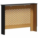 OSŁONA NA KALORYFER GRZEJNIK CZARNA 112X19X81,5CM MDF
