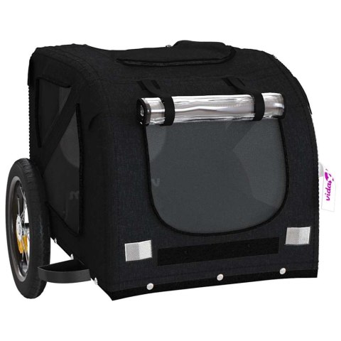 PRZYCZEPKA ROWEROWA DLA ZWIERZĄT TKANINA OXFORD I ŻELAZO