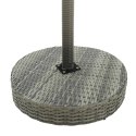 STOLIK OGRODOWY SZARY 60,5X106CM POLIRATTAN