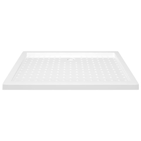 BRODZIK PRYSZNICOWY Z WYPUSTKAMI BIAŁY 70X100X4CM ABS