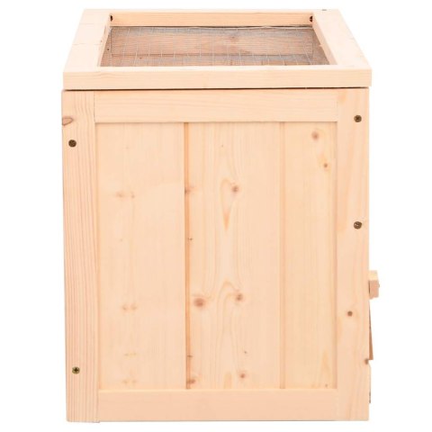 KLATKA DLA CHOMIKA 60X30X35CM LITE DREWNO JODŁOWE