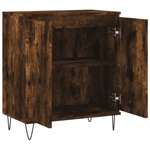 KOMODA PRZYDYMIONY DĄB 60X35X70CM MATERIAŁ DREWNOPOCHODNY