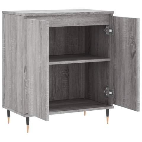 KOMODA SZARY DĄB SONOMA 60X35X70CM MATERIAŁ DREWNOPOCHODNY
