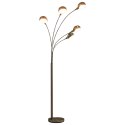 LAMPA STOJĄCA 200CM 5XE14 SREBRNA