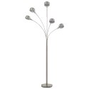 LAMPA STOJĄCA 200CM 5XE14 SREBRNA