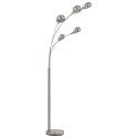 LAMPA STOJĄCA 200CM 5XE14 SREBRNA