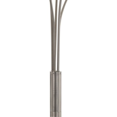 LAMPA STOJĄCA 200CM 5XE14 SREBRNA