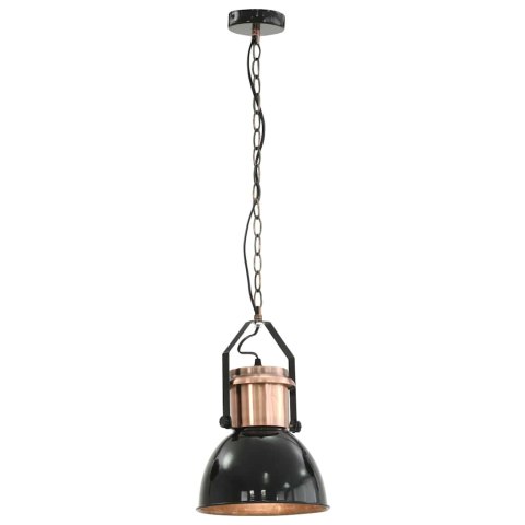 LAMPY SUFITOWE 2 SZT. CZARNE OKRĄGŁE E27