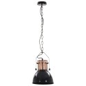 LAMPY SUFITOWE 2 SZT. CZARNE OKRĄGŁE E27