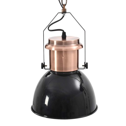 LAMPY SUFITOWE 2 SZT. CZARNE OKRĄGŁE E27