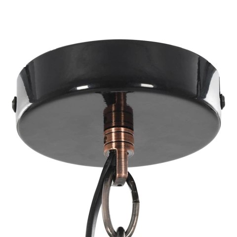 LAMPY SUFITOWE 2 SZT. CZARNE OKRĄGŁE E27