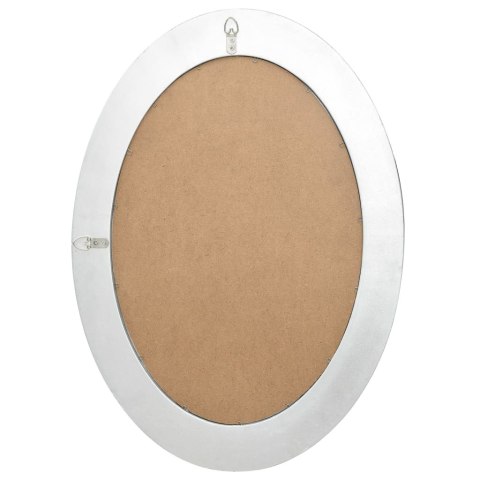 LUSTRO ŚCIENNE W STYLU BAROKOWYM 50X70CM SREBRNE