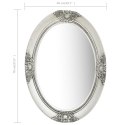 LUSTRO ŚCIENNE W STYLU BAROKOWYM 50X70CM SREBRNE