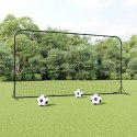 REBOUNDER DO PIŁKI NOŻNEJ CZARNY 366X90X183CM HDPE